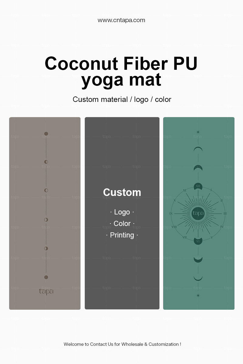 cntapa - Coconut Fiber PU Yoga Mat