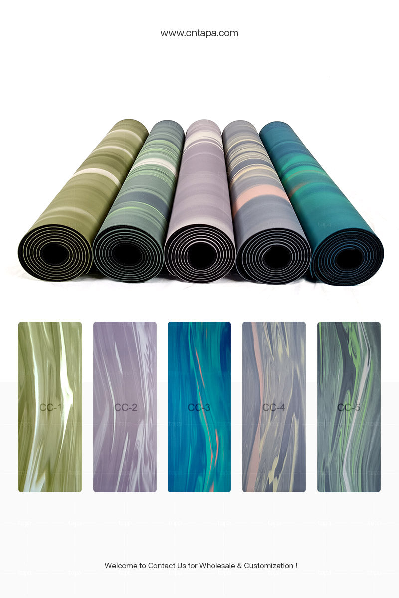 cntapa - Contrast color yoga mat