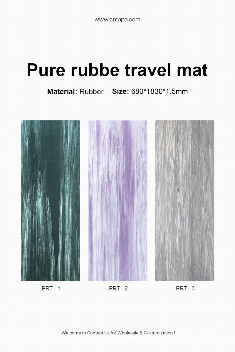 cntapa - Pure rubber travel yoga mat 1.5mm