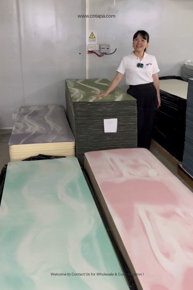 cntapa - Contrast color yoga mat