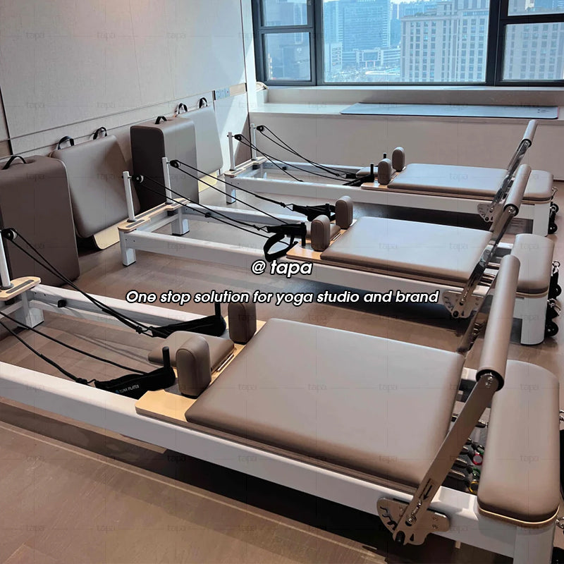 High Quality Pilates Machine Reformer Custom Loga Color Aluminum Pilates Reformer