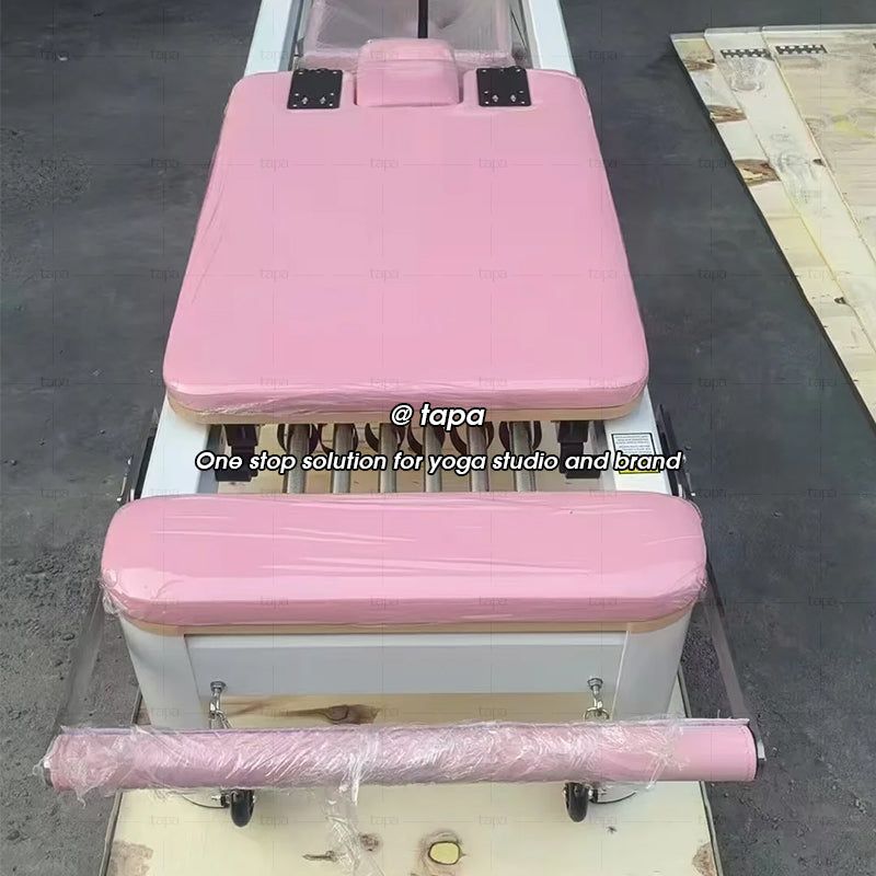 High Quality Pilates Machine Reformer Custom Loga Color Aluminum Pilates Reformer