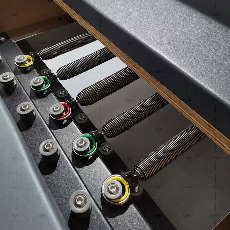 High Quality Pilates Machine Reformer Cherry Wood Silent Pulley Commercial Pilates Reformer Custom Loga Color