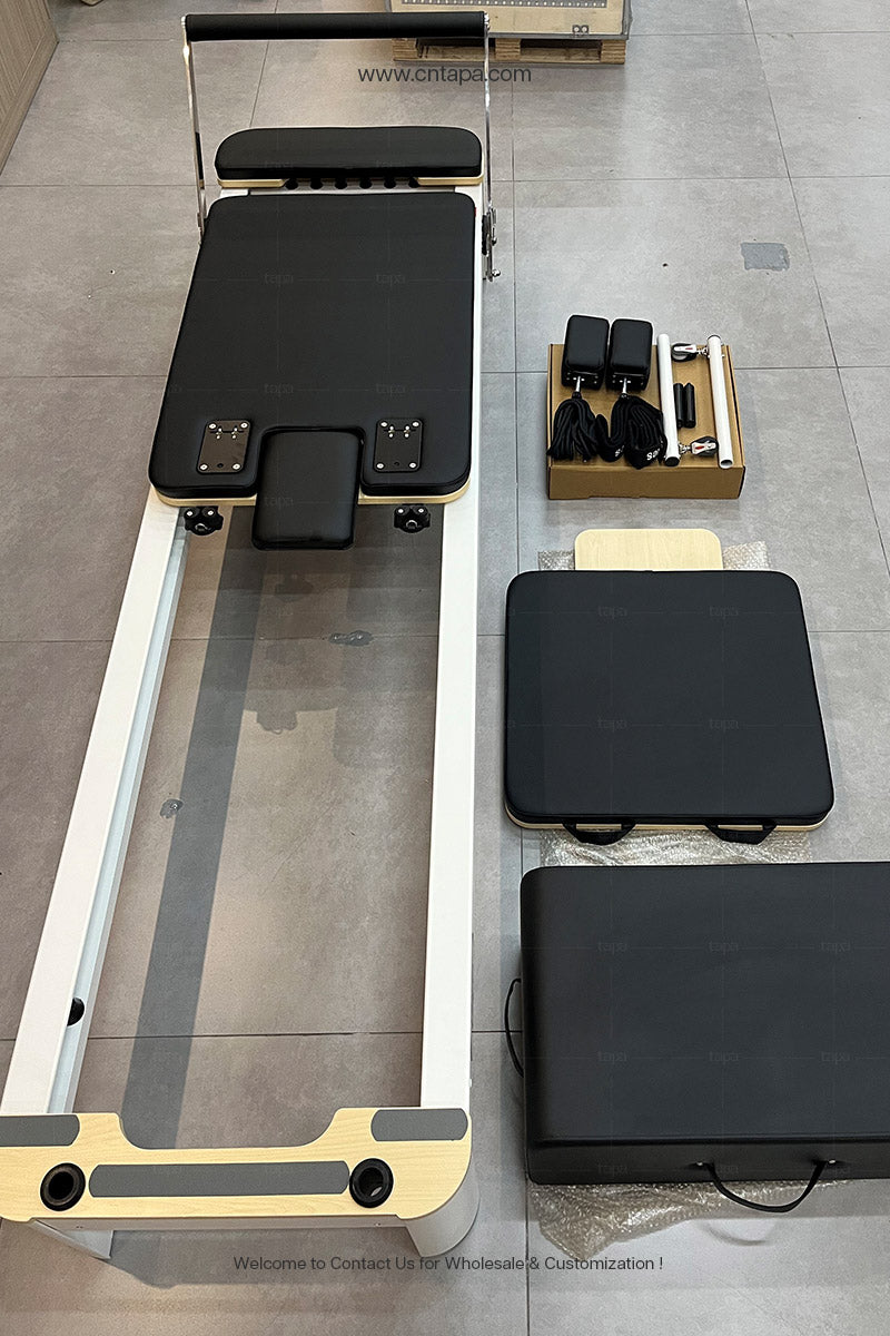 cntapa - Pilates Reformer White Aluminum
