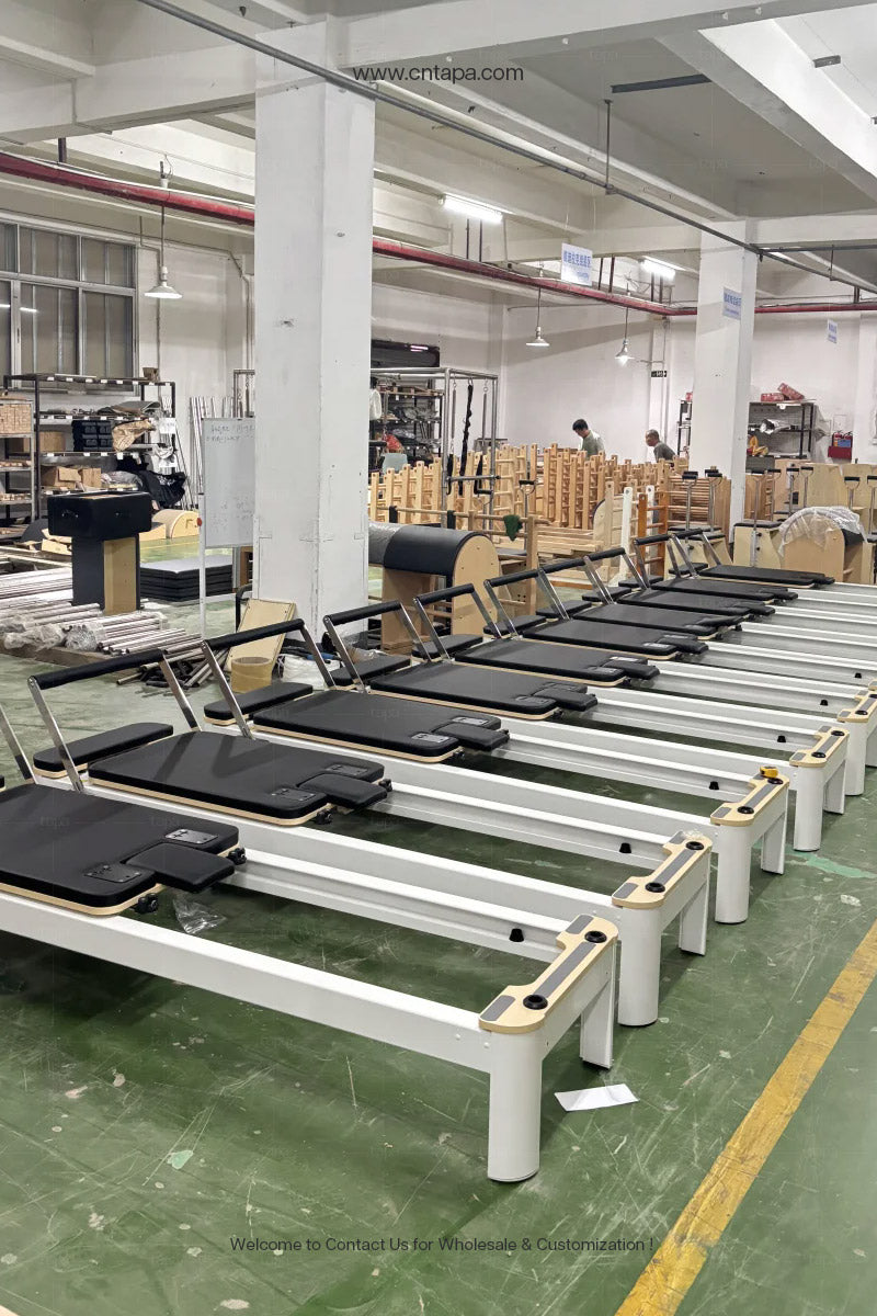 cntapa - Pilates Reformer White Aluminum