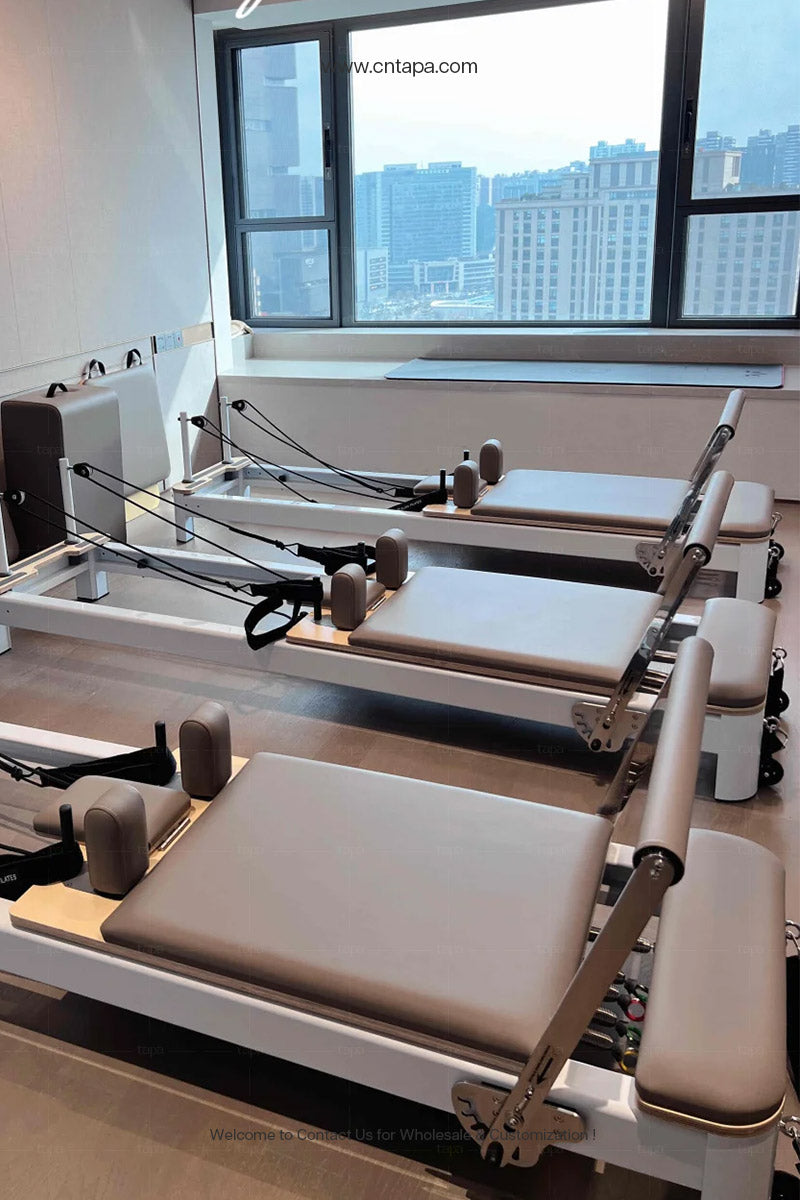 cntapa - Pilates Reformer White Aluminum