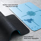 Handstand PU Rubber Yoga Mat High Quality Natural Rubber ECO Friendly Handstand Mat Custom Service