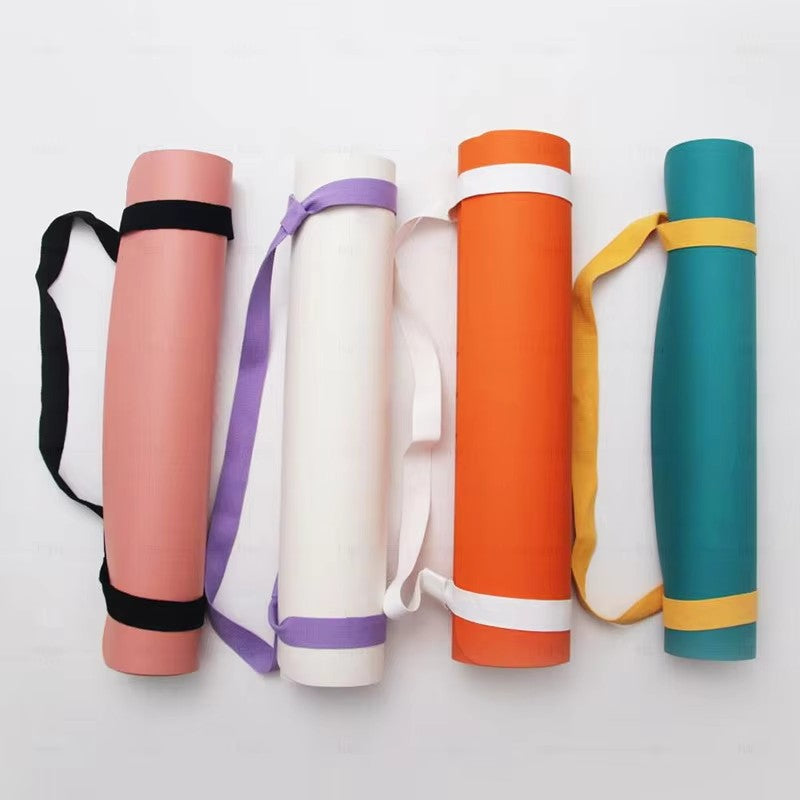 Yoga Mat Carry Strap Multiple Colors in Stock Easy to Carry Yoga Mat Cotton Yoga Strap Custom Logo