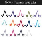 Yoga Mat Carry Strap Multiple Colors in Stock Easy to Carry Yoga Mat Cotton Yoga Strap Custom Logo