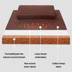 Professional Meditation Products Organic Coconut Fibre High Quality Yogamat Meditation Seat