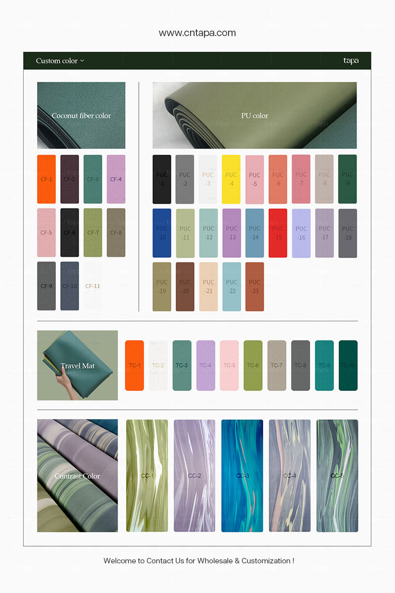 cntapa - Coconut Fiber PU Yoga Mat