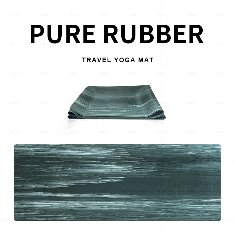 1.5mm Travel Yoga Mat Foldable Outdoor Exercise Portable Light Weight Natural Rubber Yoga Mat Travel