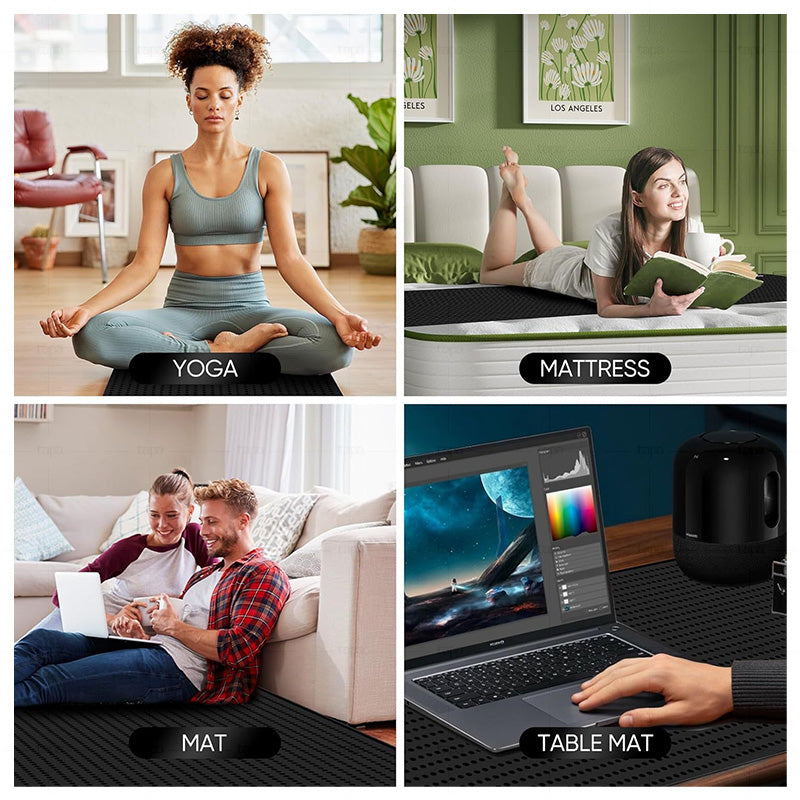 Earthing Grounding Mat Reduce Stress and Anxiety Universal Multifunctional Leather Rubber Mat Grounding Sheets